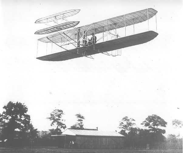 Wilbur Wright in France 1908